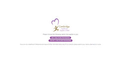 Desktop Screenshot of cambridge-healthcare.co.uk